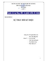 bài dịch sự thay đổi kỳ diệu