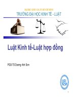 luật kinh tế - luật hợp đồng