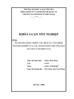 xu hướng phát triển của dịch vụ tài chính doanh nghiệp của các ngân hàng thương mại tại việt nam hiện nay