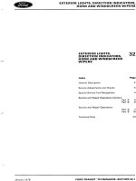 Ford transit 1978 1986 exterior lights and horn   hệ thống ngoại thất, đèn, còi trên xe ford transit đời 1978 1986