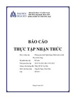 Báo cáo thực tập nhận thức tại phòng giao dịch ngân hàng chính sách xã hội thị xã gò công