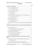 luận văn phân tích và đánh giá tình hình tài chính tại công ty tnhh thương mại vạn phúc