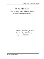 VẤN ĐỀ GIAO THOA ĐIỆN TỪ TRONG CABLES VÀ  CONNECTOR