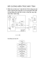 Đề cương kiến trúc máy tính