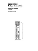 C200H-MC221 Motion Control Unit W315 e1 2