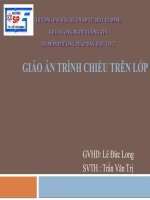 GIÁO ÁN ĐIỆN TỬ BÀI 6 PHÉP TOÁN, BIỂU THỨC,CÂU LỆNH GÁN