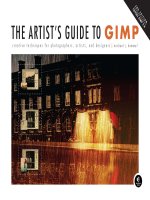 the artist's guide to gimp creative techniques for photographers, artists, and designers