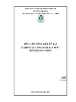 Nghiên cứu công nghệ sản xuất hợp kim hàn nhôm