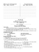 giáo án lớp 5 tuần 25