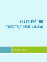 giá trị phác đồ trong thực hành lâm sàng