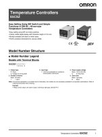 CẢM BIẾN CÔNG NGHIỆP - ĐIỀU KHIỂN NHIỆT ĐỘ