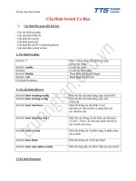 Cấu Hình Switch Cơ Bản