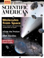 scientific american   -  1999 07  -  molecules from space