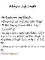 hệ thống vận chuyển không khí 
