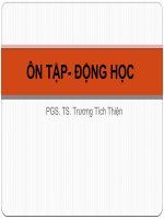 ÔN TẬP 2 Cơ Lý Thuyết động học