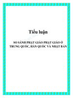 So Sánh phật giáo ở Trung Quốc, Nhật Bản và Hàn Quốc