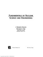 fundamentals of nuclear science & engineering