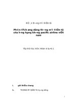 phân tích ứng dụng thương mại điện tử của hãng hàng không pacific airline việt nam