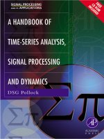 handbook of time series analysis