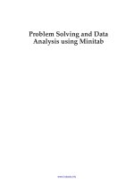 problem  solving  and  data  analysis  using  minitab