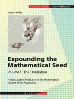 agathe keller  -  expounding the mathematical seed vol  1