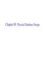 Chapter 8 Physical Database Design