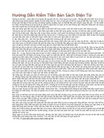 Hướng dẫn kiếm tiền bán sách điện tử