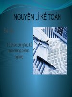 Tổ chức công tác kế toán trong doanh nghiệp liên hệ công ty cổ phần VIệt Thái