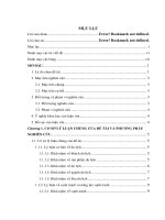 Một số giải pháp chủ yếu nhằm nâng cao năng lực cạnh tranh của khu du lịch sinh thái hồ núi cốc tỉnh thái nguyên