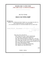 Nghiên cứu chính sách phát triển các loại hình tổ chức và hoạt động khoa học và công nghệ ở các tập đoàn kinh tế và doanh nghiệp lớn tại việt nam