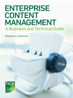 enterprise content management [electronic resource] a business and technical guide