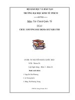 Đề tài: CHÂU Á ĐƯƠNG ĐẦU BỘ BA BẤT KHẢ THI