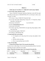 báo cáo thực tập nghề nghiệp 2 Tổng quan về công ty TNHH Hưng Đại Thịnh