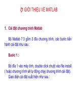 Giáo trình Matlab căn bản