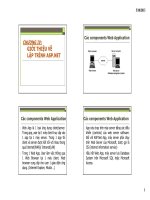 bài giảng học phần thiết kế lập trình web chương 4 - gv. trần minh hùng