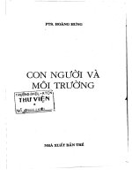 Con người và môi trường hoàng hưng  NXBTrẻ, 2000