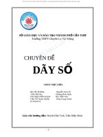 Chuyên đề dãy số