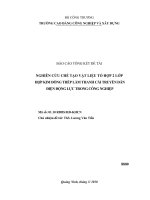 Nghiên cứu tạo vật liệu tổ hợp hai lớp hợp kim đồng + thép làm vật liệu truyền dẫn điện