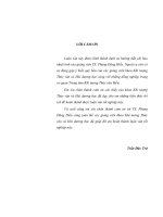 LUẬN VĂN THẠC SĨ KHÍ TƯỢNG THỦY VĂN TÍNH TOÁN NƯỚC DÂNG DO BÃO