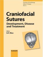 craniofacial sutures  -  development, disease and treatment  -  d. rice (karger, 2008)