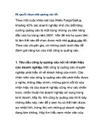 Bí quyết chọn nhà quảng cáo tốt