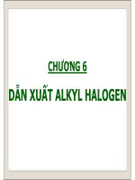 chương 6 dẫn xuất alkyl halogen