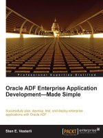 oracle adf enterprise application development - made simple [electronic resource] successfully plan, develop, test, and deploy applications with oracle adf