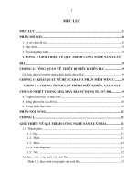 lập trình điều khiển , giám sát cho lò nhiệt trong nhà máy bia sử dụng s7-300 ( hệ thống scada )