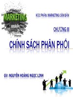 chương 3 chính sách phân phối