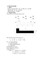 TÍNH TOÁN VÁCH CỨNG