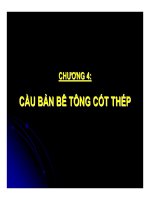 Thiết kế cầu bê tông cốt thép - Chương 4