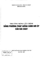 Thi công móng cầu chính bằng phương pháp giếng chìm hơi ép cầu bãi cháy phan vị thuỷ, hideaki ojima, hideaki ojima. giao thông vận tải, 2007