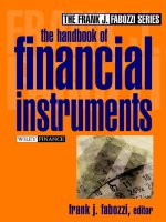 the handbook of financial instruments - fabozzi
