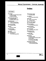 HỆ THỐNG HỘP SỐ SÀN 012 5-SPEED TRÊN XE AUDI 100 200 ĐỞI 1989-1991